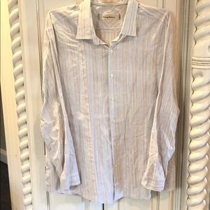 Tommy Bahama mens long sleeve button down shirt